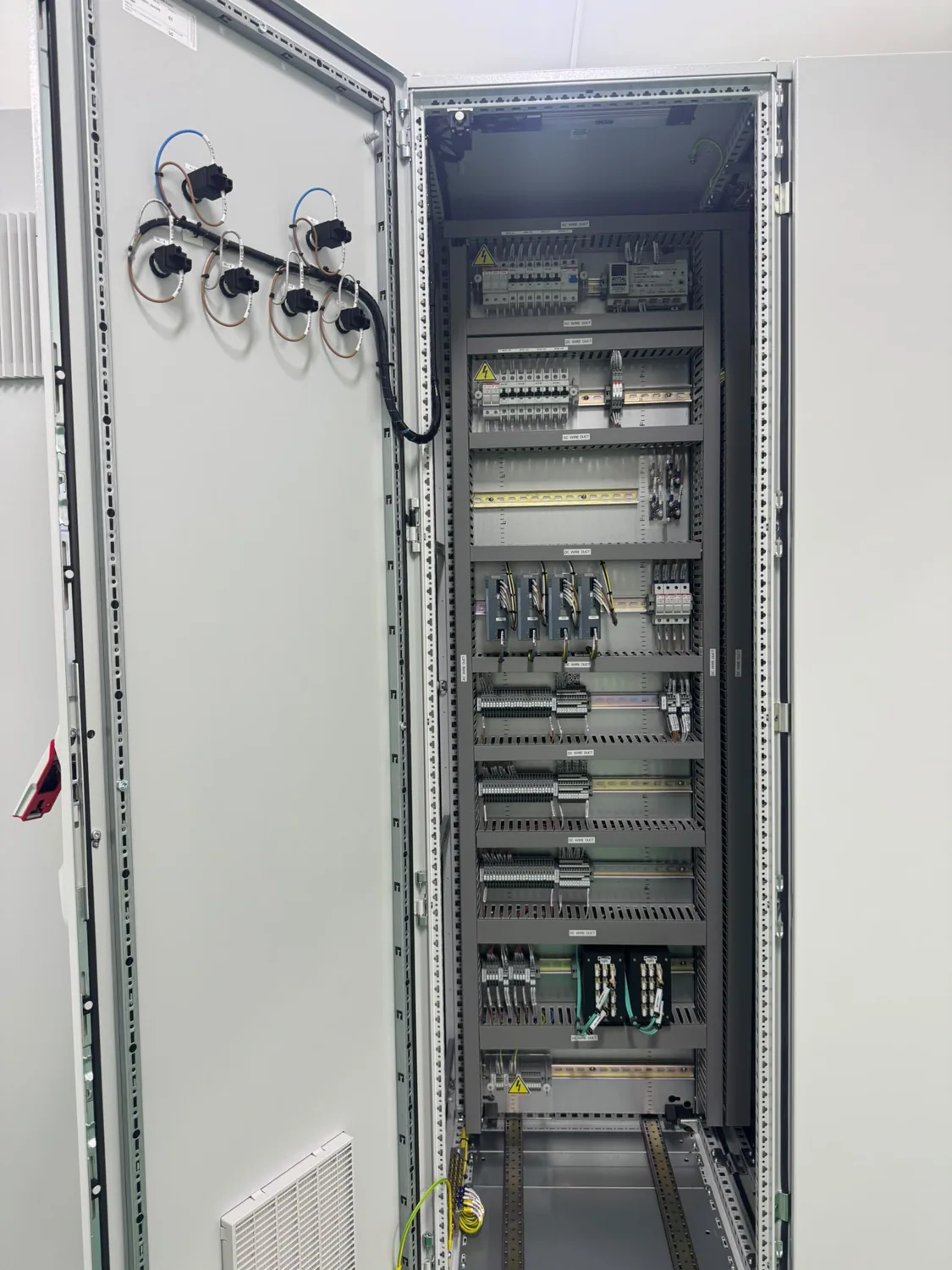 Local control panel interior