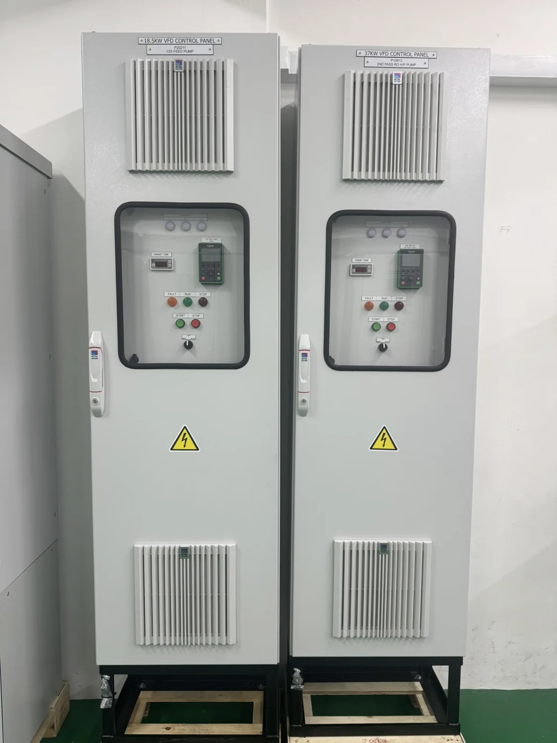 VFD control panel exterior