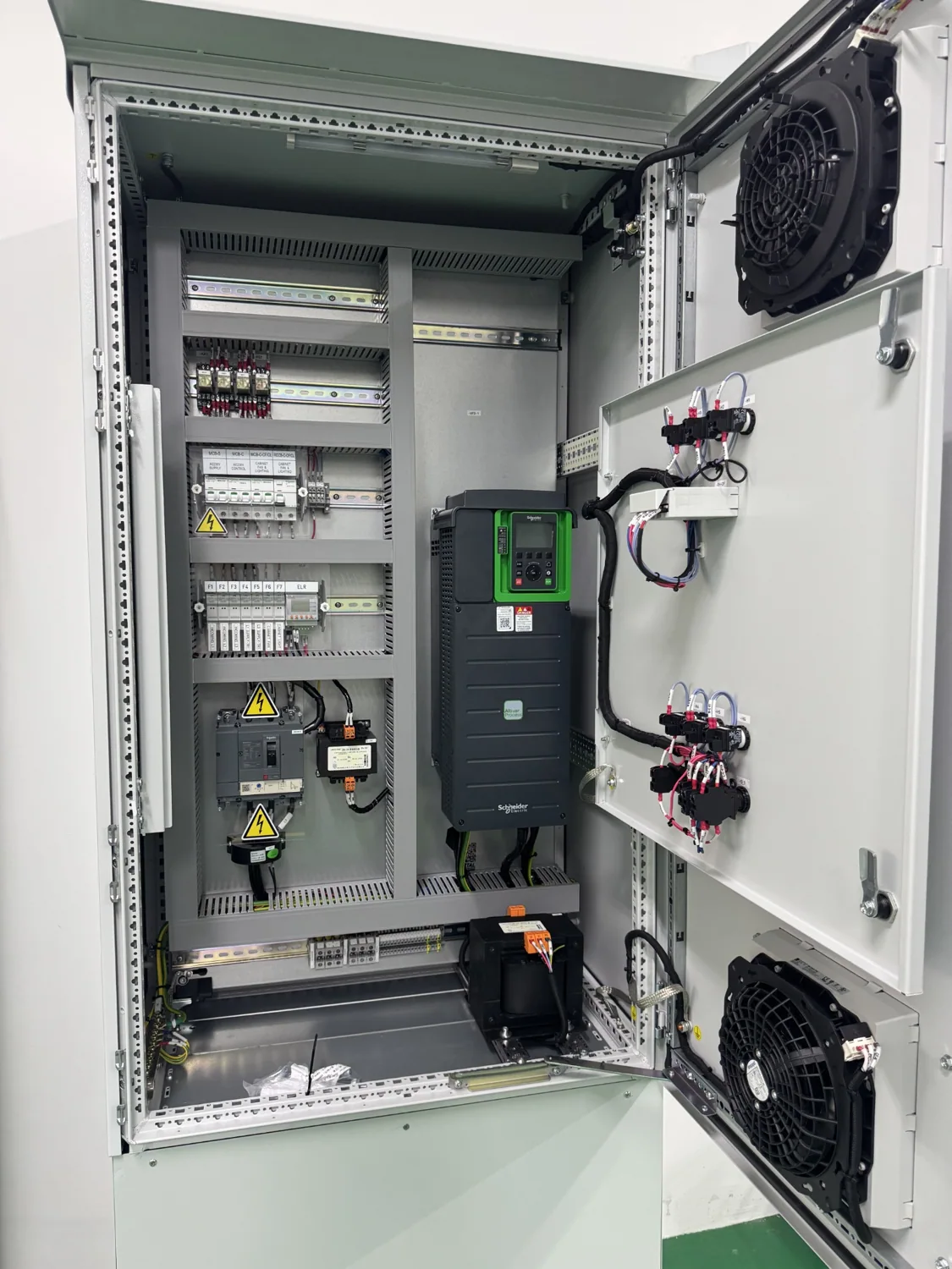 VFD drive and electrical components